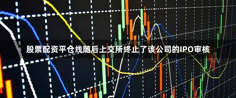 股票配资平仓线随后上交所终止了该公司的IPO审核