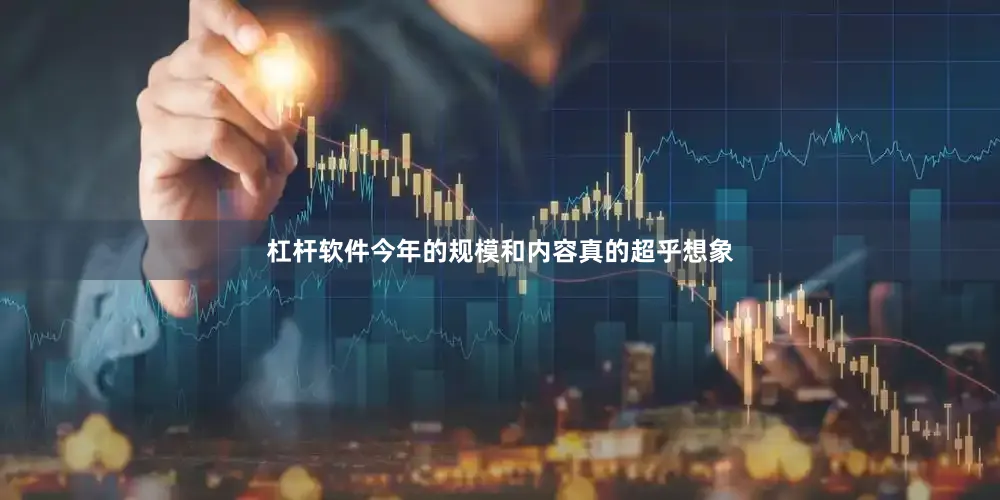 杠杆软件今年的规模和内容真的超乎想象