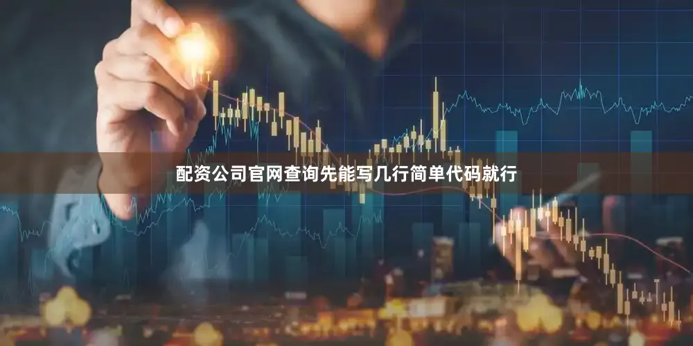 配资公司官网查询先能写几行简单代码就行