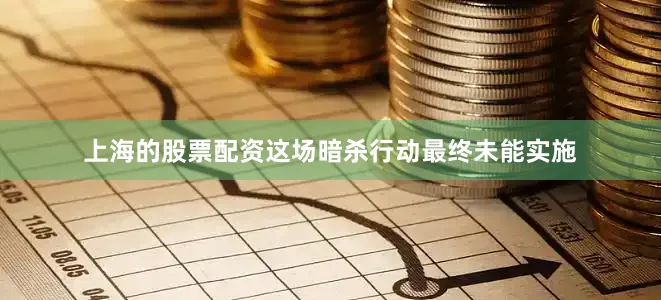 上海的股票配资这场暗杀行动最终未能实施